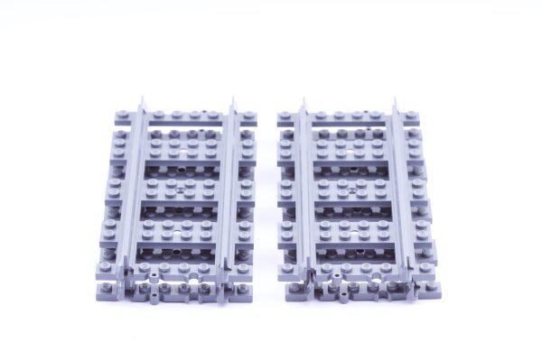 LEGO® Eisenbahn: 4x gerade Schienen RC