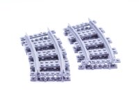 LEGO® Eisenbahn: 4x gebogene Schienen RC