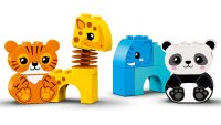 LEGO® 10955 DUPLO Mein erster Tierzug mit Elefanten, Tiger, Panda und Giraffe für 1,5-jährige Kleinkinder, Konstruktionsspielzeug