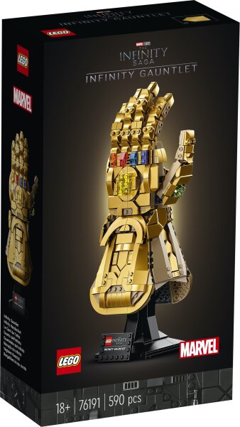 LEGO® 76191 Marvel Super Heroes Infinity Handschuh, Avengers Set für Erwachsene mit dem Gauntlet von Thanos, Fanartikel