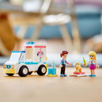LEGO® 41694 Friends Tierrettungswagen, Tier-Krankenwagen, Spielzeug mit Mini-Puppen Stephanie und Ethan ab 4 Jahre, Tierrettung