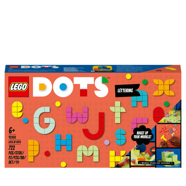 LEGO&reg; 41950 DOTS Erg&auml;ngzungsset XXL - Botschaften, Kreativset f&uuml;r DIY Message Board f&uuml;r Kinder ab 6 Jahre, Bastelset mit Buchstaben-Bausteinen