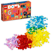LEGO® 41950 DOTS Ergängzungsset XXL - Botschaften, Kreativset für DIY Message Board für Kinder ab 6 Jahre, Bastelset mit Buchstaben-Bausteinen