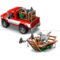 LEGO® 76946 Jurassic World Blue & Beta in der Velociraptor-Falle, Spielzeugauto mit 2 Dinosaurier-Figuren für Kinder ab 6 Jahren