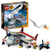 LEGO&reg; 76947 Jurassic World Quetzalcoatlus: Flugzeug-&Uuml;berfall, Set mit Spielzeug-Flugzeug und Dinosaurier-Figur f&uuml;r Kinder ab 7 Jahre
