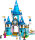 LEGO&reg; 43206 Disney Princess Cinderellas Schloss Spielzeug zum Bauen mit 3 Mini-Puppen, Puppenhaus inkl. Prinzessin Cinderella
