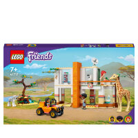 LEGO® 41717 Friends Mias Tierrettungsmission mit Tierfiguren Zebra und Giraffe und 3 Mini-Puppen, Spielzeug für Kinder ab 7 Jahre