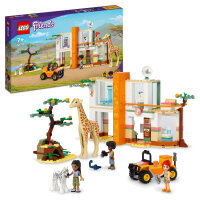 LEGO® 41717 Friends Mias Tierrettungsmission mit Tierfiguren Zebra und Giraffe und 3 Mini-Puppen, Spielzeug für Kinder ab 7 Jahre