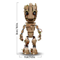 LEGO&reg; 76217 Marvel Ich bin Groot Spielzeug zum Bauen, Set mit Baby Groot-Figur aus Guardians of The Galaxy 2, tolles Geschenk zum Geburtstag