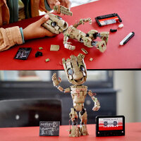 LEGO&reg; 76217 Marvel Ich bin Groot Spielzeug zum Bauen, Set mit Baby Groot-Figur aus Guardians of The Galaxy 2, tolles Geschenk zum Geburtstag