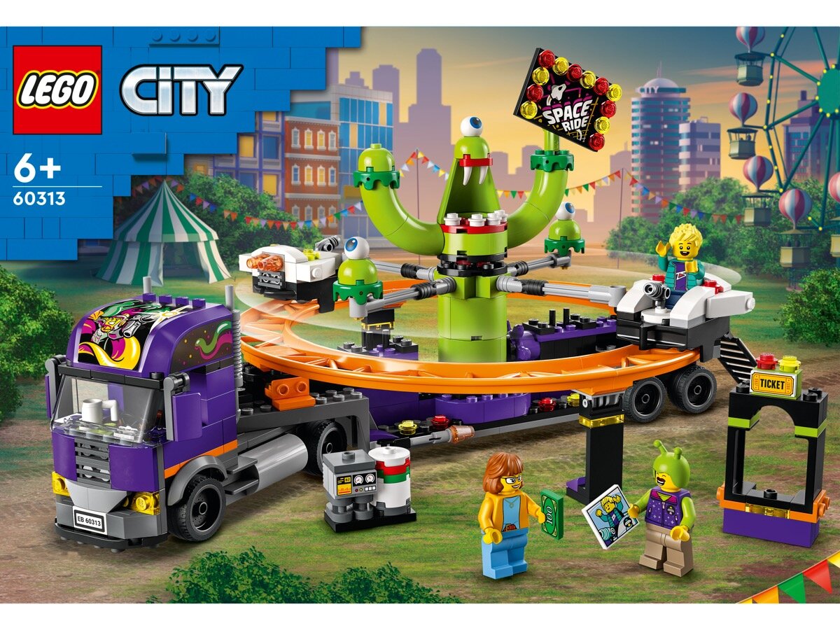 Image of LEGO® City Great Vehicles 60313 LKW mit Weltraumkarussell
