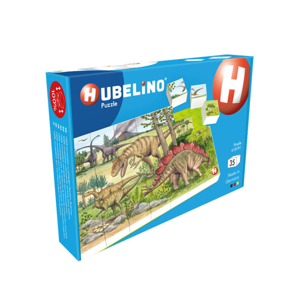 Hubelino® Puzzle 410191 Welt der Dinosaurier (35-teilig)