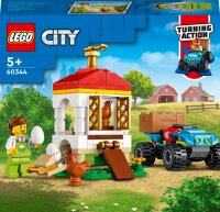 LEGO® City Farm 3er Set: 60344 Hühnerstall + 60345 Gemüse-Lieferwagen + 60346 Bauernhof mit Tieren