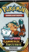 Pokemon Schwert & Schild Flammende Finsternis Funpack 3 Sammelkarten
