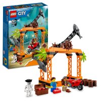 LEGO® 3er Set: City Great Vehicles 60313 LKW mit Weltraumkarussell + Umstoß-Stuntchallenge + 60342 City Stuntz Haiangriff-Challenge