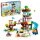 LEGO® 10993 DUPLO 3-in-1 Baumhaus Spielzeug für Kleinkinder ab 3 Jahren, Mädchen und Jungen mit 4 Figuren, Tieren, Konstruktionsspielzeug mit Bausteinen und einer Rutsche, Lernspielzeug