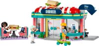 LEGO® 41728 Friends Restaurant in der Innenstadt mit Spielzeug Mini-Puppen Liann, Aliya und Charli aus 2023, Restaurant-Spielset für Kinder ab 6 Jahren