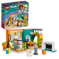 LEGO® 41754 Friends Leos Zimmer Backen Spielset, Sammler Spielzeug für Mädchen sowie Jungen mit Olly Mini-Puppe und Kätzchen Churro, 2023 Serie Figuren, kleines Geschenk