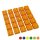 Hubelino große Bausteine 25 St einfarbig sortiert kompatibel mit anderen großen Bausteinen 2x2 Noppen Orange