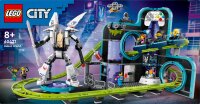 LEGO® City Achterbahn mit Roboter-Mech (60421);...